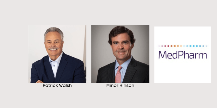 MedPharm Welcomes New Executive Chairman Patrick Walsh and Board Member Minor Hinson