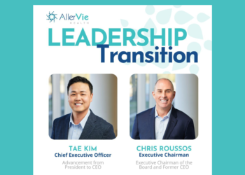 Chris Roussos Ascends to Executive Chairman and Tae Kim Appointed as CEO of AllerVie Health