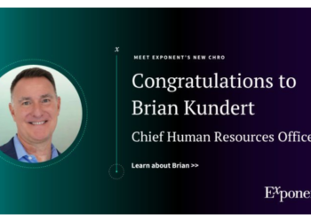 Exponent Promotes Brian Kundert to Chief Human Resources Officer
