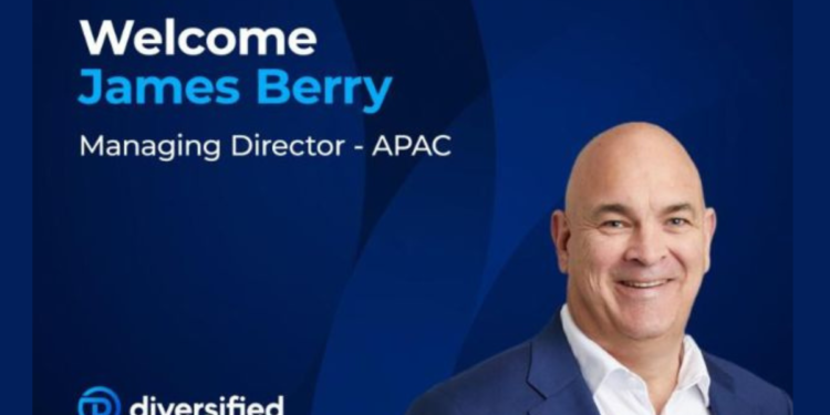 Diversified Welcomes James Berry as New Managing Director for the APAC Region