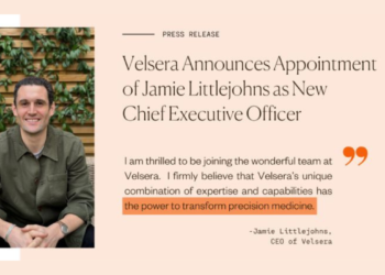 Velsera Appoints Jamie Littlejohns as new CEO
