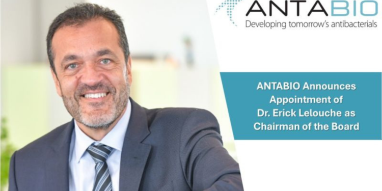 ANTABIO Enhances Leadership with Dr Erick Lelouche as New Board Chairman
