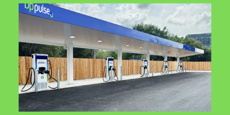 bp unveils first US bp pulse EV charging Gigahub™ at Houston headquarters