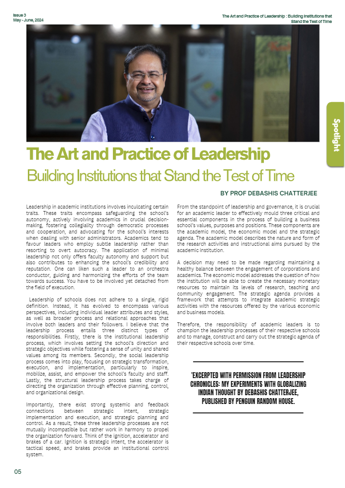Art and Practice of Leadership