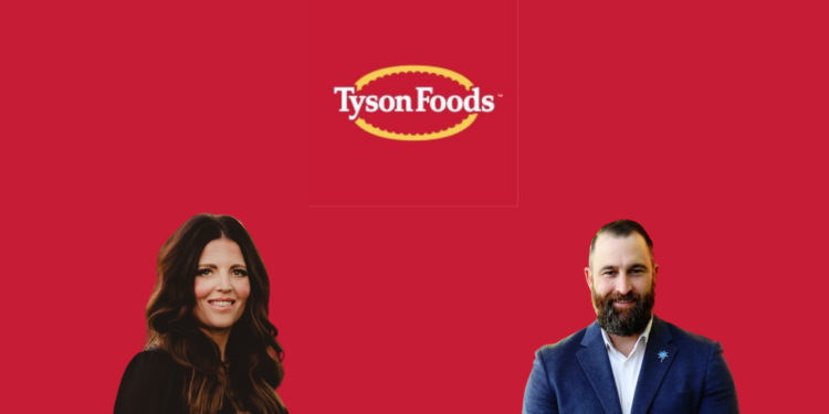 Holly Bourland and Matthew Bumgarner Promoted to Vice President Roles at Tyson Foods