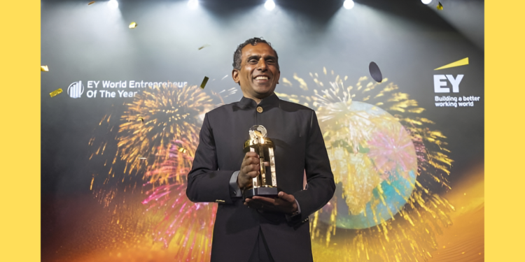 Vellayan Subbiah Named EY World Entrepreneur Of The Year 2024