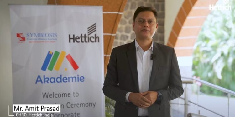 Mr. Amit Prasad, CHRO of Hettich India