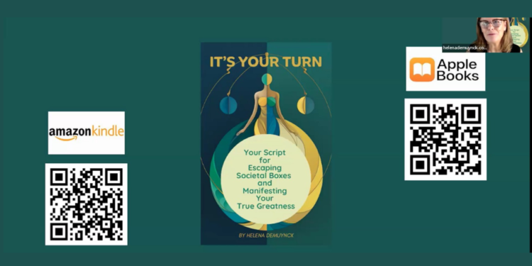 Helena Demuynck launches "It's Your Turn" at Global Book Launch Event