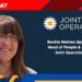 Beckie Holmes Appointed as Head of People & Culture at Joint Operations Ltd