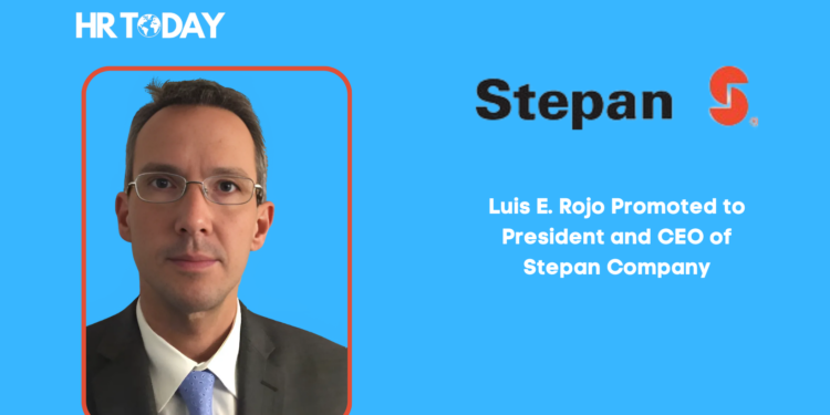 Luis E. Rojo Promoted to President and CEO of Stepan Company