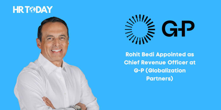 Rohit Bedi Appointed as Chief Revenue Officer at G-P (Globalization Partners)