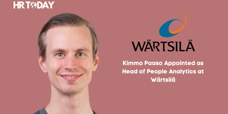 Kimmo Paaso Appointed as Head of People Analytics at Wärtsilä