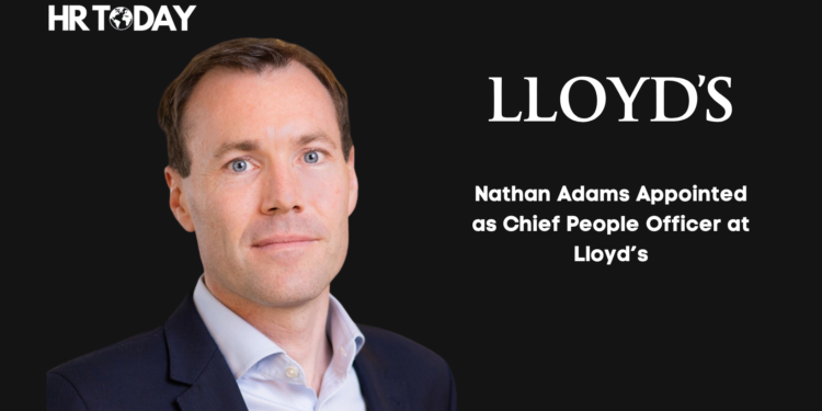 Nathan Adams Appointed as Chief People Officer at Lloyd’s