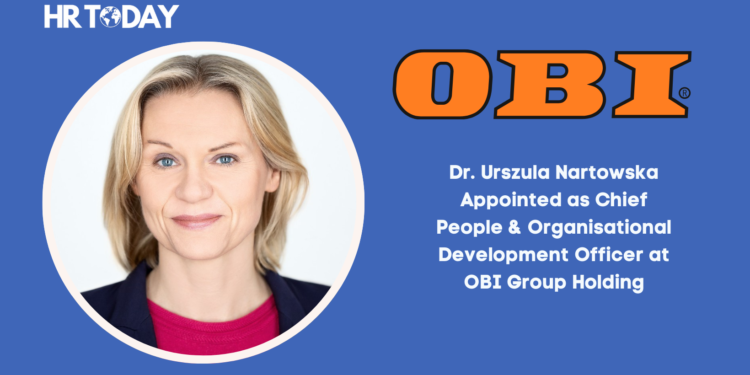 Dr. Urszula Nartowska Appointed as Chief People & Organisational Development Officer at OBI Group Holding