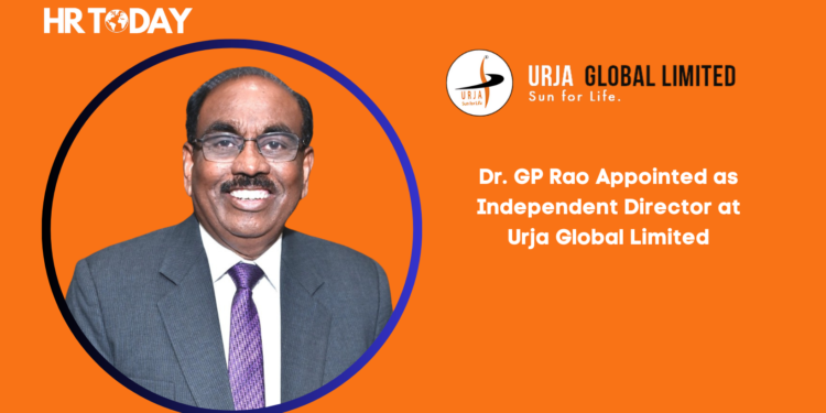 Dr. GP Rao Appointed as Independent Director at Urja Global Limited