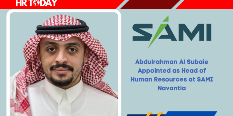 Abdulrahman Al Subaie Appointed as Head of Human Resources at SAMI Navantia
