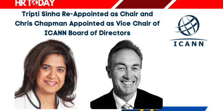 Tripti Sinha Re-Appointed as Chair and Chris Chapman Appointed as Vice Chair of ICANN Board of Directors