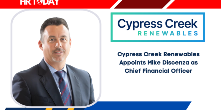 Cypress Creek Renewables Appoints Mike Discenza as Chief Financial Officer