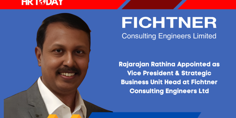 Rajarajan Rathina Appointed as Vice President & Strategic Business Unit Head at Fichtner Consulting Engineers Ltd