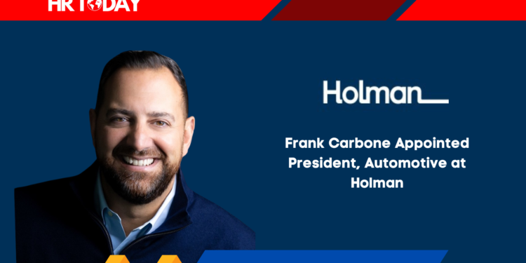 Frank Carbone Appointed President, Automotive at Holman