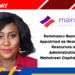 Sammaaru Naomi Ekpo Appointed as Head, Human Resources and Administration at Mainstreet Capital Limited