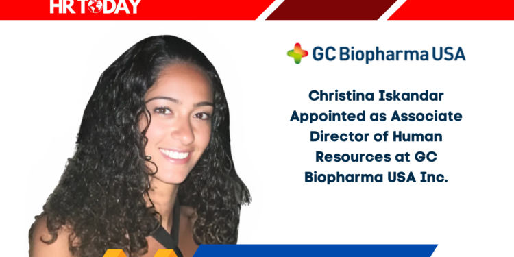 Christina Iskandar Appointed as Associate Director of Human Resources at GC Biopharma USA Inc.