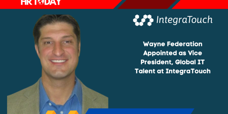 Wayne Federation Appointed as Vice President, Global IT Talent at IntegraTouch