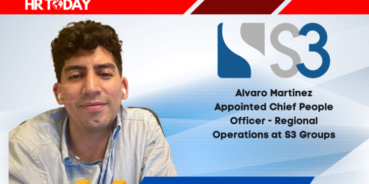 Alvaro Martinez Appointed Chief People Officer - Regional Operations at S3 Groups