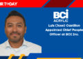 Luis (Jose) Castillon Appointed Chief People Officer at BCI Inc.