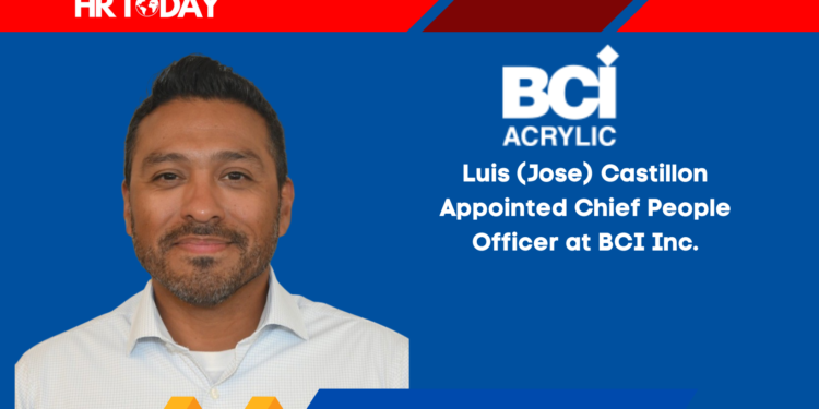 Luis (Jose) Castillon Appointed Chief People Officer at BCI Inc.