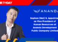 Sophon (Nat) S. Appointed as Vice President of Human Resources at Ananda Development Public Company Limited