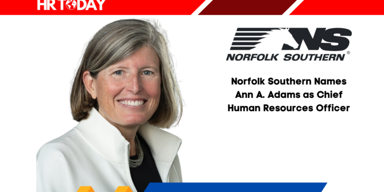 Norfolk Southern Names Ann A. Adams as Chief Human Resources Officer
