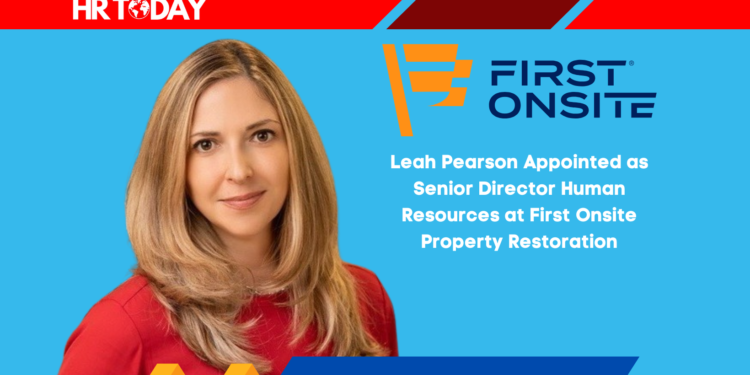 Leah Pearson Appointed as Senior Director Human Resources at First Onsite Property Restoration