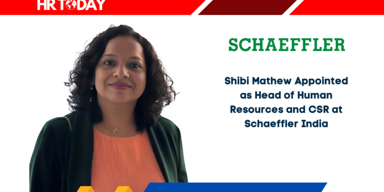 Shibi Mathew Appointed as Head of Human Resources and CSR at Schaeffler India