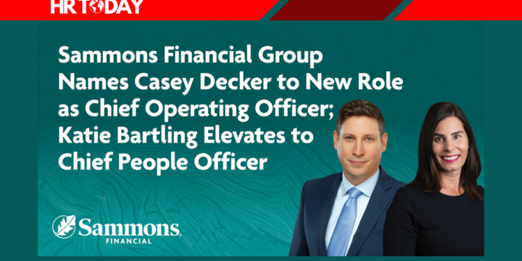 Sammons Financial Group Names Casey Decker to New Role as Chief Operating Officer and Katie Bartling is Elevated to Chief People Officer Position