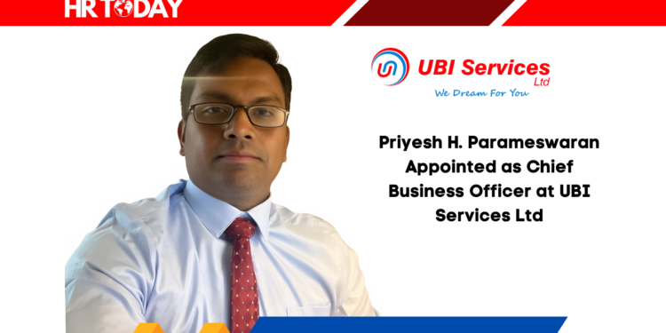 Priyesh H. Parameswaran Appointed as Chief Business Officer at UBI Services Ltd