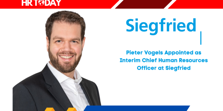 Pieter Vogels Appointed as Interim Chief Human Resources Officer at Siegfried
