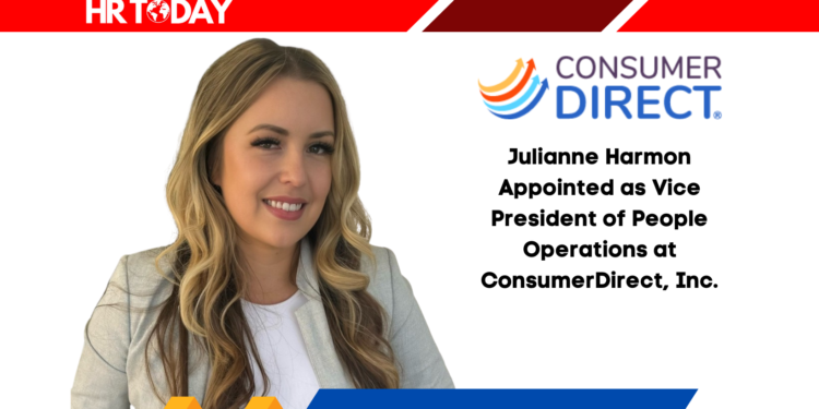 Julianne Harmon Appointed as Vice President of People Operations at ConsumerDirect, Inc.