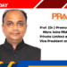 Prof. (Dr.) Pramod Kumar Misra Joins PRA India Private Limited as Senior Vice President and CHRO