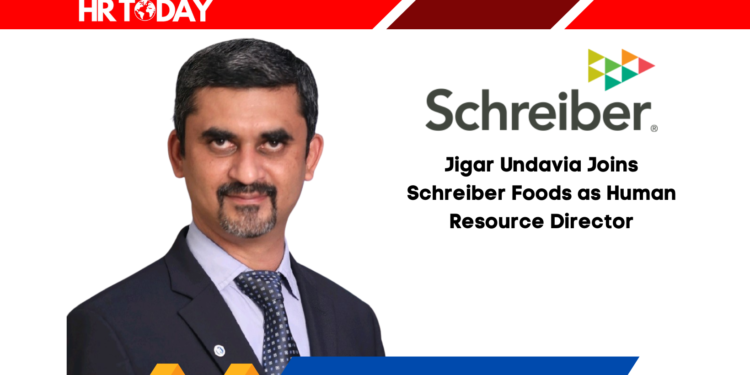 Jigar Undavia Joins Schreiber Foods as Human Resource Director