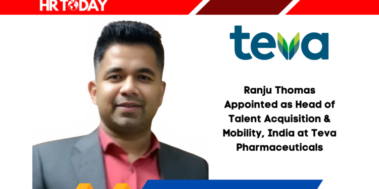 Ranju Thomas Appointed as Head of Talent Acquisition & Mobility, India at Teva Pharmaceuticals