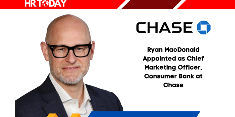 Ryan MacDonald Appointed as Chief Marketing Officer, Consumer Bank at Chase