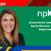 Briana Foster Joins NPK as Senior Director, Human Resources