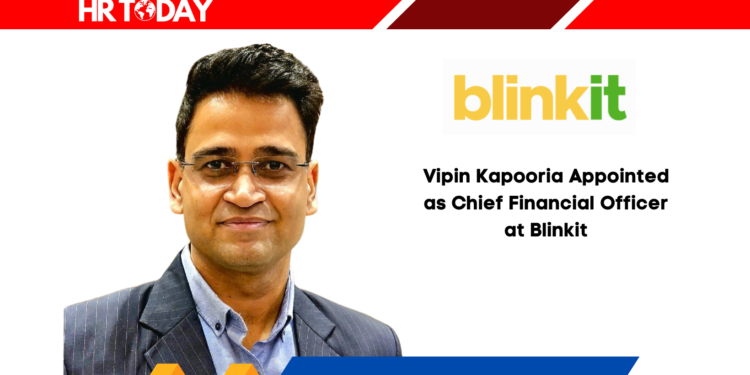 Vipin Kapooria Appointed as Chief Financial Officer at Blinkit