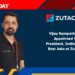 Vijay Sampathkumar Appointed Vice President, India & South East Asia at ZutaCore
