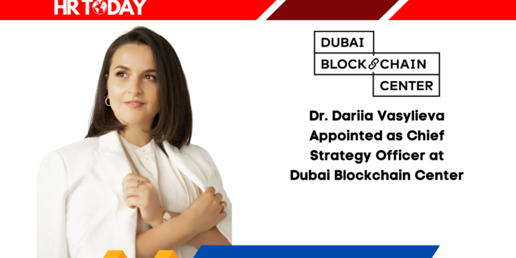 Dr. Dariia Vasylieva Appointed as Chief Strategy Officer at Dubai Blockchain Center