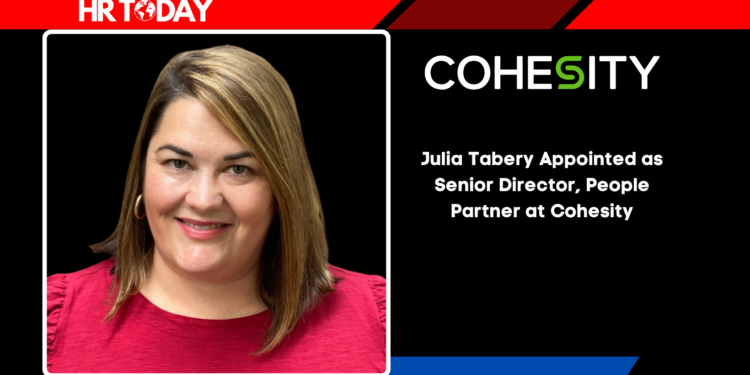 Julia Tabery Appointed as Senior Director, People Partner at Cohesity
