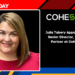 Julia Tabery Appointed as Senior Director, People Partner at Cohesity