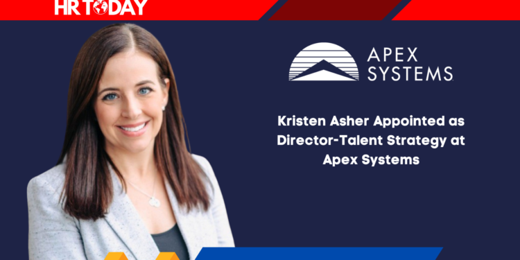 Kristen Asher Appointed as Director-Talent Strategy at Apex Systems