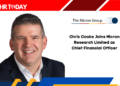 Chris Cooke Joins Micron Research Limited as Chief Financial Officer